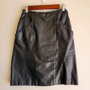Trumps Vintage Leather Skirt sz 3/4